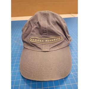 Banana Republic Hat Cap Cotton Twill Adjustable Strapback Casual Style Gray
